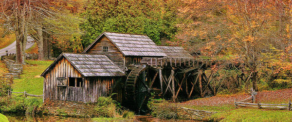 Mabry Mill Art Print featuring the photograph Mabry Mill #1 by Ola Allen