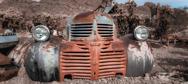 Arizona Art Print featuring the photograph 1943 Chevy truck by Darrell Foster