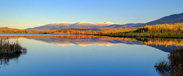 New Hampshire Art Print featuring the photograph First Snow On the Presidential Range 2 by Jeff Sinon