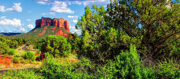 Sedona Art Print featuring the photograph Magnificent Courthouse Butte  by Ola Allen