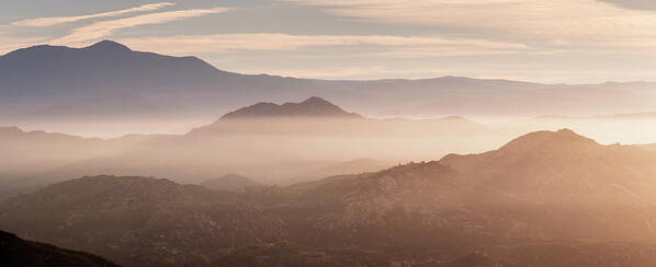 San Diego Art Print featuring the photograph Mount Woodson View by William Dunigan