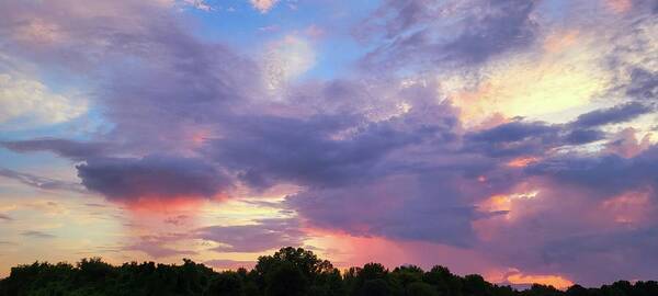 Convection Art Print featuring the photograph Storm Stages 8/16/21 by Ally White