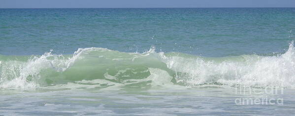 Ocean Art Print featuring the photograph Breaking Waves by Jeanne Forsythe