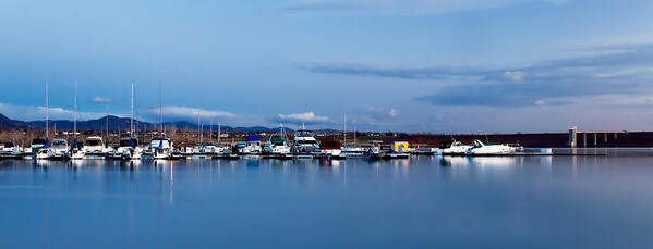 Chatfield Marina Art Print featuring the photograph Chatfield Marina by Ronda Kimbrow