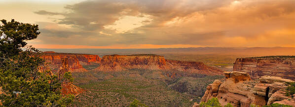 Sky Art Print featuring the photograph Colorado National Monument Sunrise by Fred J Lord