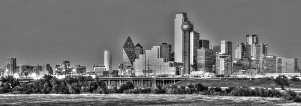 Dallas Art Print featuring the photograph Dallas the new Gotham City by Jonathan Davison