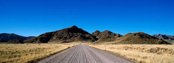 Photography Art Print featuring the photograph Desert Road From Aus To Sossusvlei by Panoramic Images