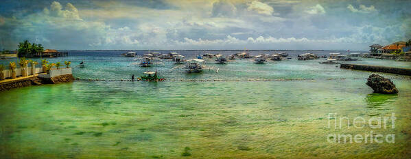 Bohol Art Print featuring the photograph Mactan Island Bay by Adrian Evans