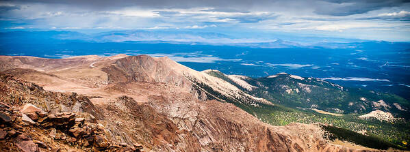 Pikes Peak Art Print featuring the photograph Pikes Peak Vista by Jim DeLillo