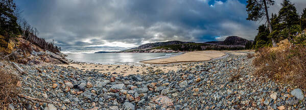 Landscape Art Print featuring the photograph Sand Beach at Acadia by Brent L Ander