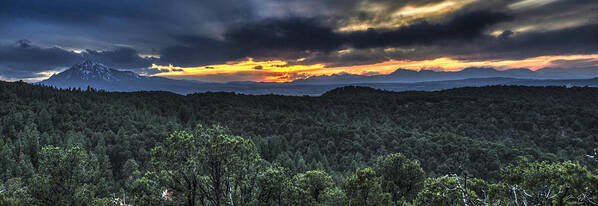 Mountain Art Print featuring the photograph Sangre de Cristo Mountains by Aaron Spong