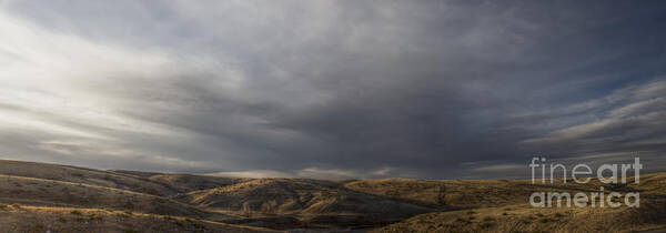 Hills Art Print featuring the photograph Waning Light On The Hills Of South Dakota by Steve Triplett