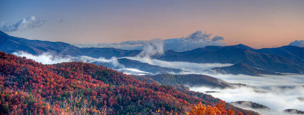 Autumn Art Print featuring the photograph Above the Clouds by Joye Ardyn Durham