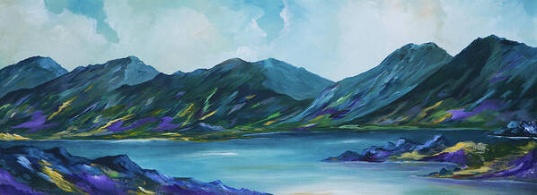 The Ring Of Kerry Art Print featuring the painting The Ring of Kerry #2 by Conor Murphy