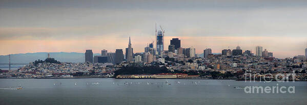 Downtown Skyline Art Print featuring the photograph San Francisco Skyline #3 by Wernher Krutein