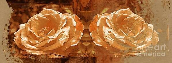 Rose Art Print featuring the photograph Bronzed by Clare Bevan