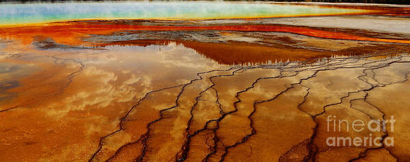 Gyser Art Print featuring the photograph Crimson River by Robert Pearson