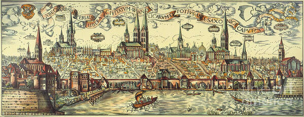 16th Century Art Print featuring the photograph Lubeck, Germany by Granger