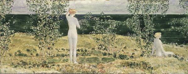 Frederick Childe Hassam (american Art Print featuring the painting Montauk by Frederick