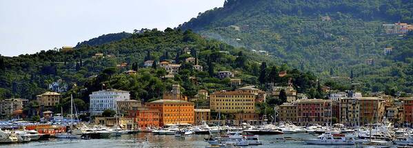 Santa Margherita Ligure Art Print featuring the photograph Santa Margherita Ligure by Corinne Rhode