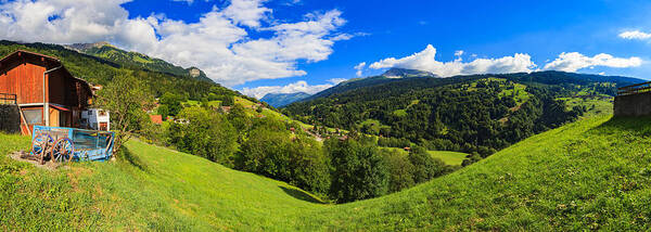 Bavarian Art Print featuring the photograph Swiss Valley by Raul Rodriguez