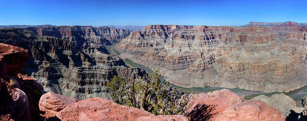 Grand Canyon Art Print featuring the photograph The Grand Canyon Panorama by Andy Myatt