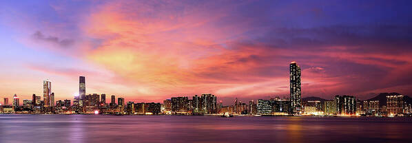 Tranquility Art Print featuring the photograph Kowloon West, Hong Kong, 2013 #3 by Joe Chen Photography