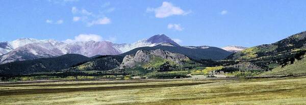 Mountains Art Print featuring the photograph Expanse by Karen Stansberry