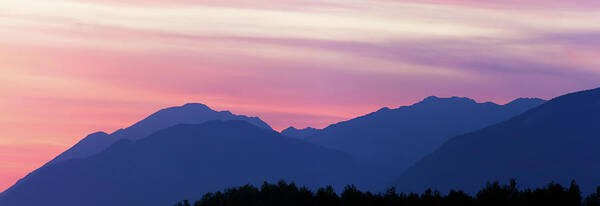 Kamnik Art Print featuring the photograph Kamnik Alps sunset by Ian Middleton