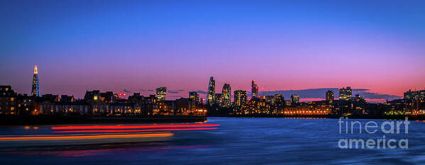Panoramic Art Print featuring the photograph London Skyline by Syed Ali Warda Photography
