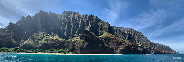Gary Art Print featuring the photograph Cathedral Peaks Na Pali Coast by Gary F Richards