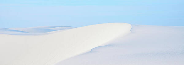 White Sands Art Print featuring the photograph Ocean of Crystal, White Sands by Alexander Kunz