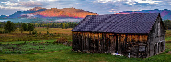 Whiteface Mountain Art Print featuring the photograph Sunrise in the Adirondacks by Mark Papke