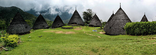 Wae Rebo Art Print featuring the photograph The Mists Of Time - Wae Rebo Village, Flores, Indonesia by Earth And Spirit
