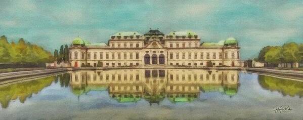 Hapsburg Art Print featuring the painting Upper Belvedere by Jeffrey Kolker