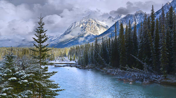 Alberta Art Print featuring the photograph Mount Ishbel by John Poon