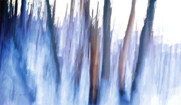 Trees Art Print featuring the painting Trees #2 by Lelia DeMello