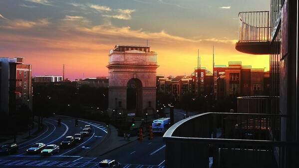 Sunset Art Print featuring the photograph Atlantic Station Sunset Vista by Kenny Glover