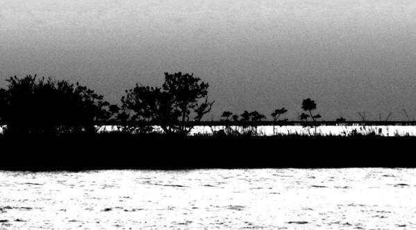 Scenery/landscape Art Print featuring the photograph Black and White Scenery 2 by Gayle Price Thomas