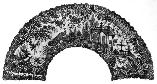 1875 Art Print featuring the painting Chantilly Lace, C1875 by Granger