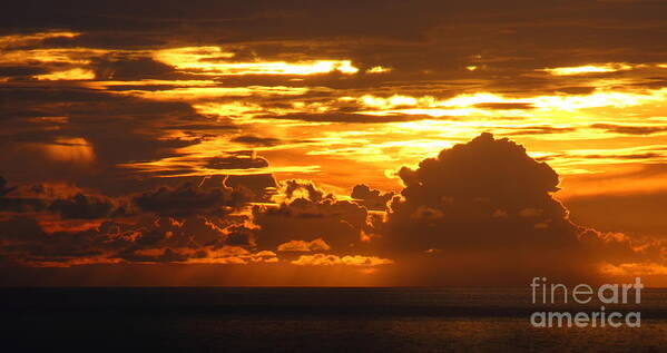 Sunrise Art Print featuring the photograph Cloud Mountain Range by Andre Turner