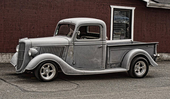 Ford Pick Up Art Print featuring the photograph Cool little Ford Pick Up by Ron Roberts