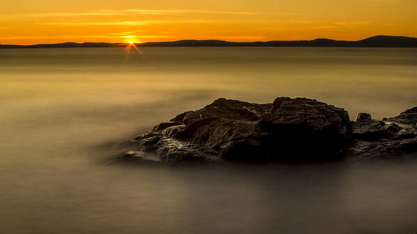 Washington Park Art Print featuring the photograph Fidalgo Island Sunset by Tony Locke