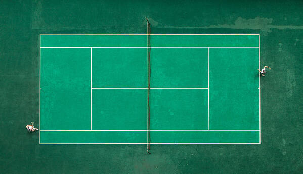Tennis Art Print featuring the photograph Game! Set! Match! by Fegari