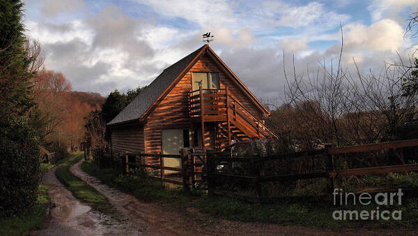 English Countryside Art Print featuring the photograph Garage in Shelvingford by Nancy Clendaniel