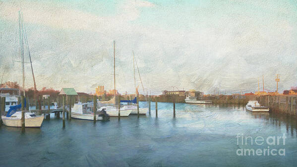 Harbor Art Print featuring the photograph Harbor Morning by Terry Rowe