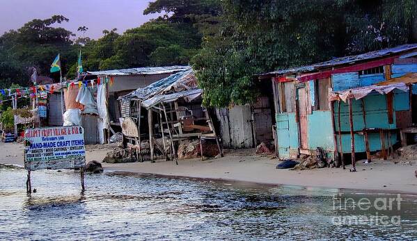 Liliput Art Print featuring the photograph Liliput Craft Village and Bar by Lilliana Mendez