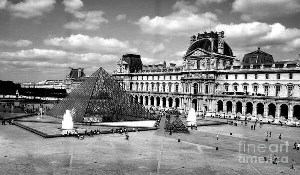 Louvre Museum Art Print featuring the photograph Louvre Museum by Crystal Nederman