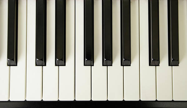 Piano Art Print featuring the photograph Piano Keys by Tokenphoto