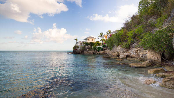 Antigua And Barbuda Art Print featuring the photograph Rock Cottage by Ferry Zievinger